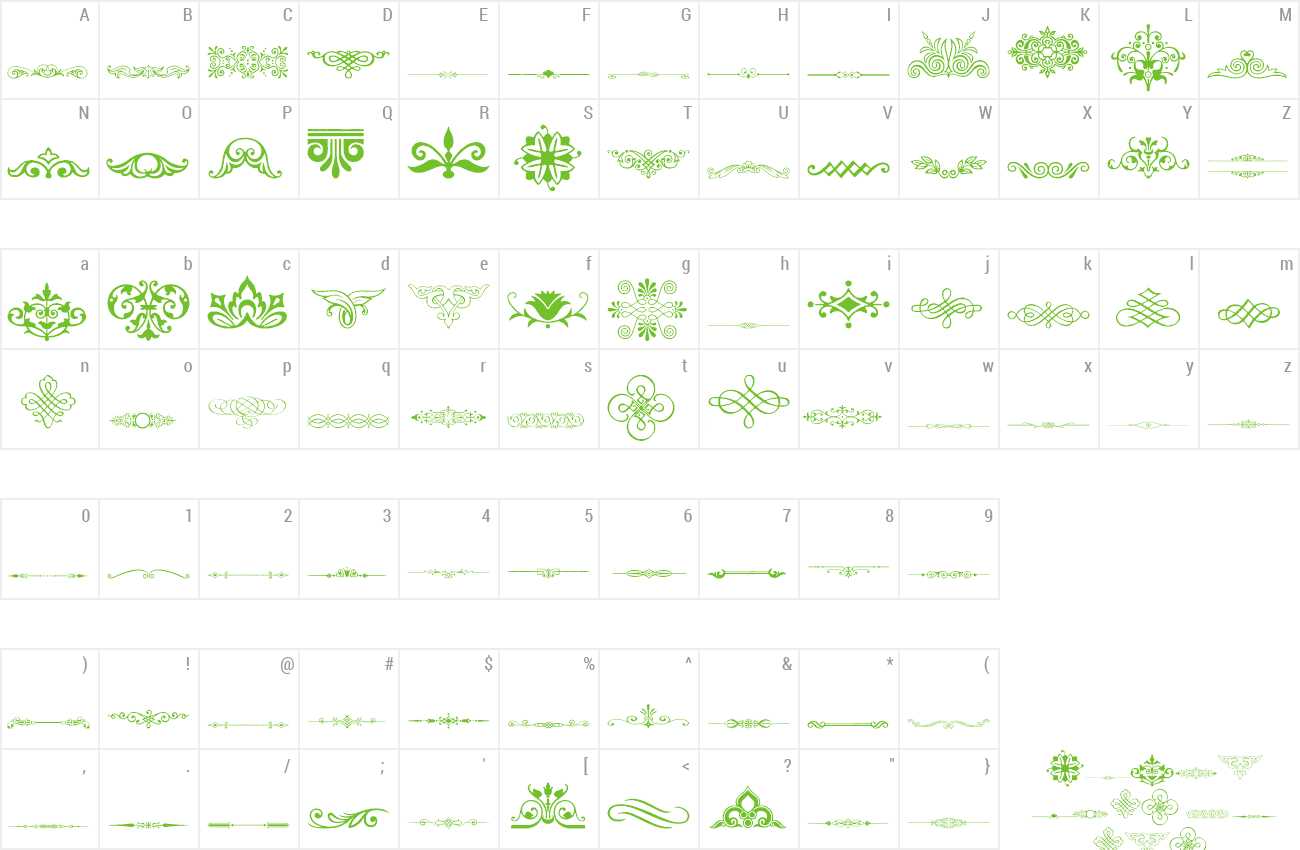 Font Vintage Decorative Signs 3 preview